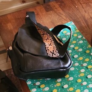Black Leather Women's Bag